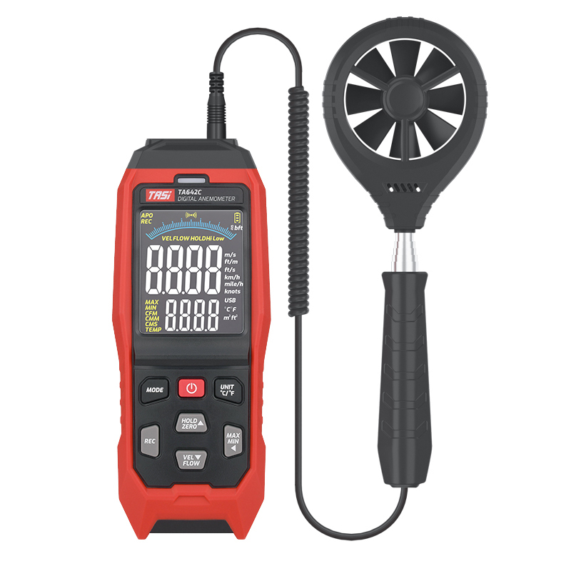 Serie TA642 Anemómetro digital de alta precisión con sonda externa