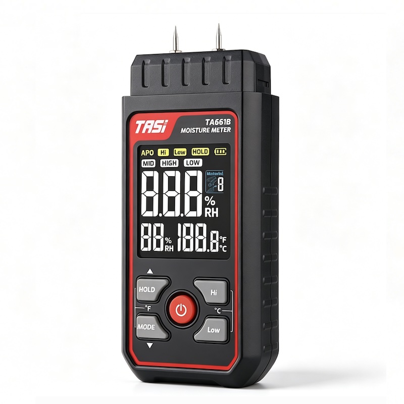 TA661 Serie Digitales Feuchtigkeitsmessgerät