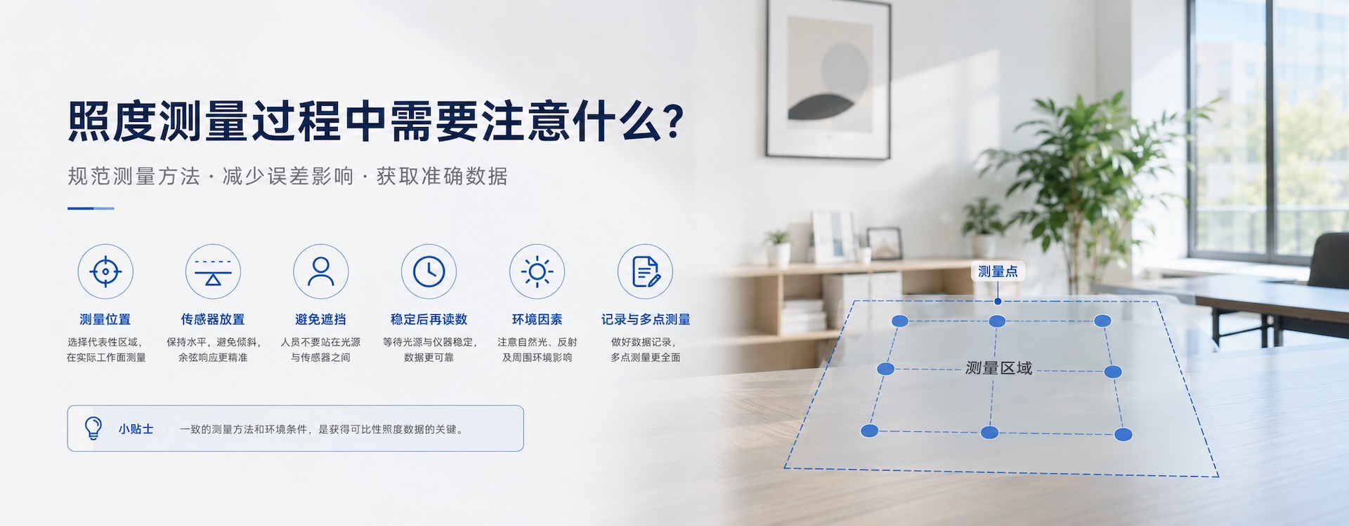 照度测量过程中需要注意什么？