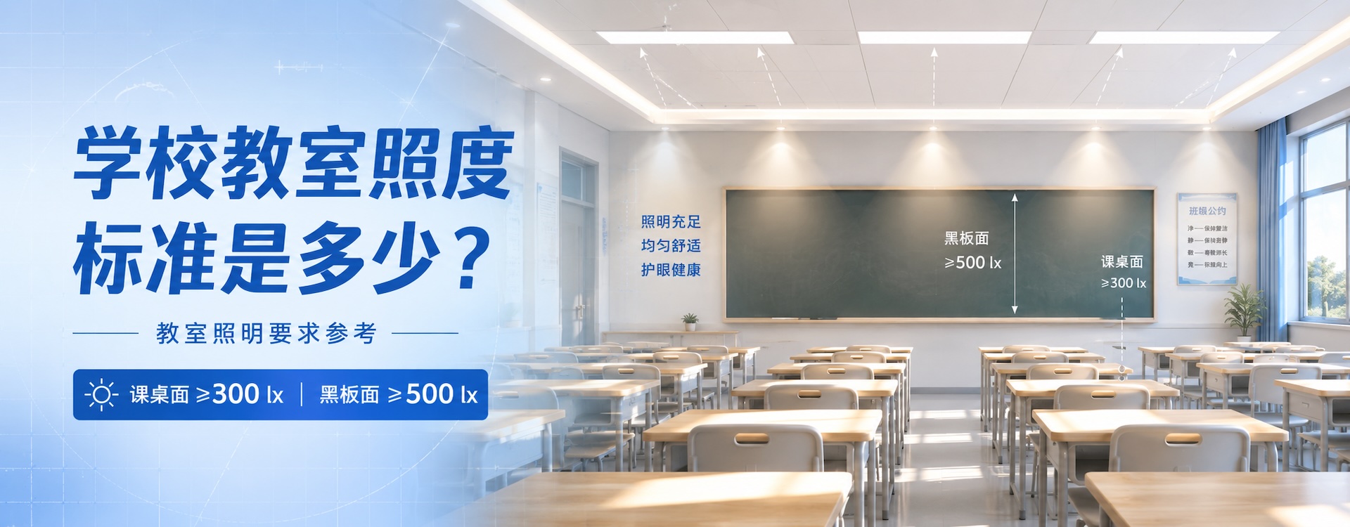 学校教室照度标准是多少？