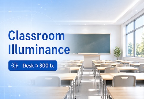 What Is the Recommended Illuminance Standard for School Classrooms?