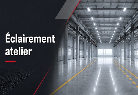 Valeurs de référence de l’éclairement dans les ateliers et halls de production