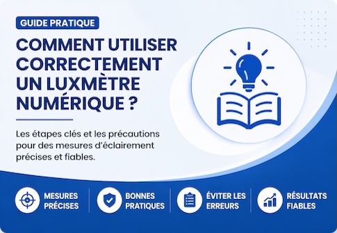 Comment utiliser correctement un luxmètre numérique ?