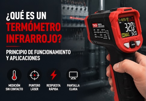 ¿Qué es un termómetro infrarrojo? Principio de funcionamiento y aplicaciones