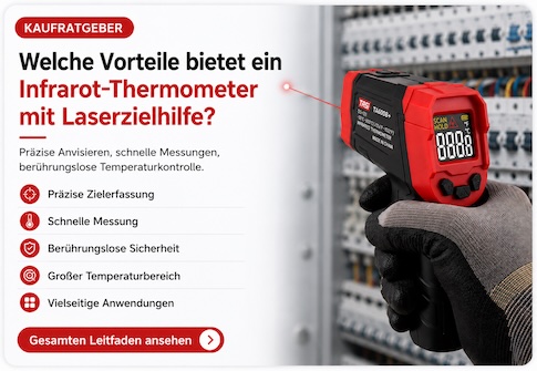 Welche Vorteile bietet ein Infrarot-Thermometer mit Laserzielhilfe?