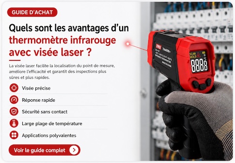 Quels sont les avantages d’un thermomètre infrarouge avec visée laser ?