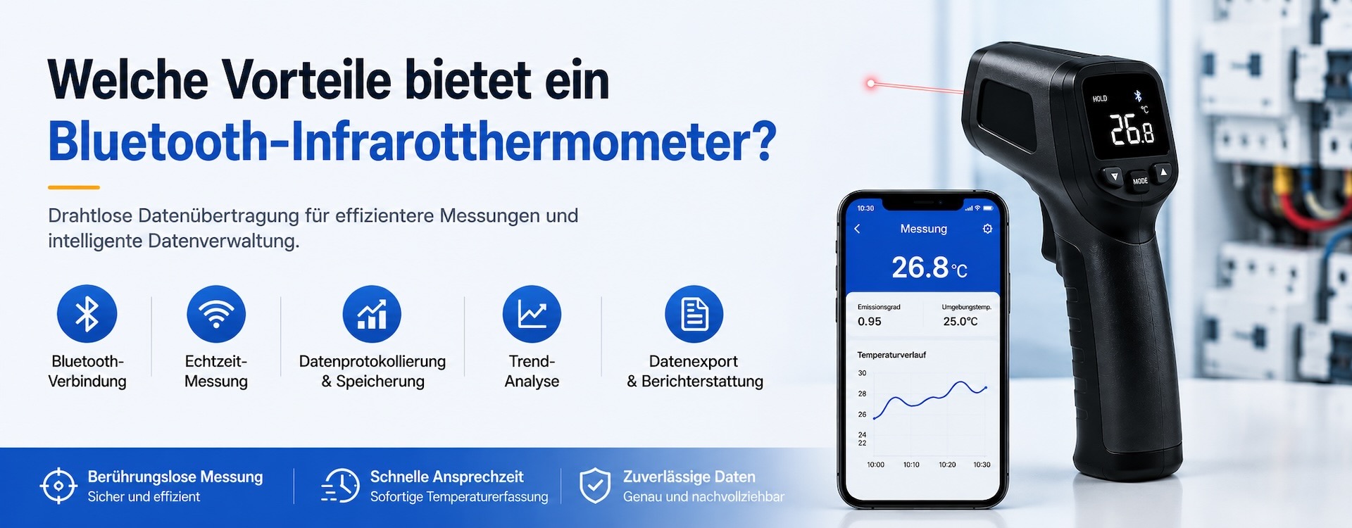 Welche Vorteile bietet ein Bluetooth-Infrarotthermometer?