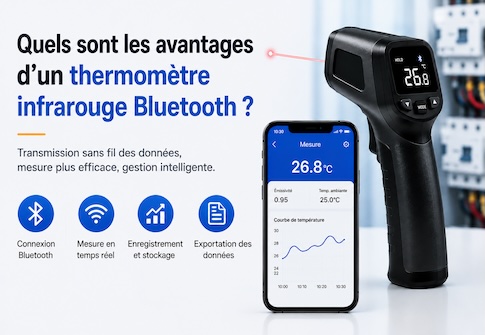 Quels sont les avantages d’un thermomètre infrarouge Bluetooth ?