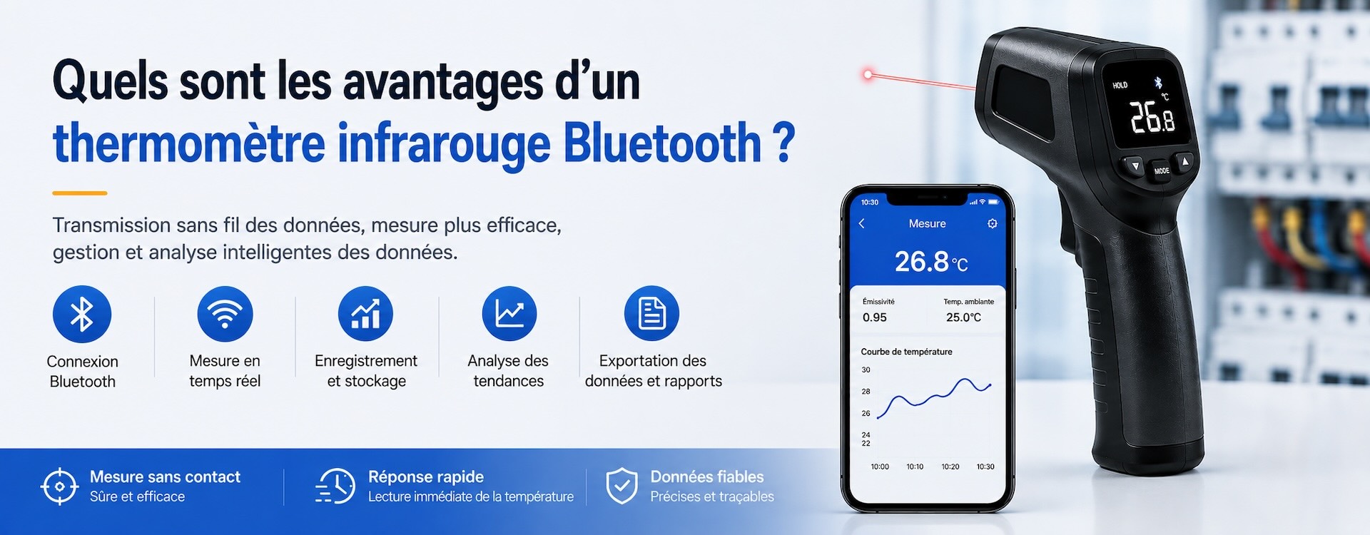 Quels sont les avantages d’un thermomètre infrarouge Bluetooth ?