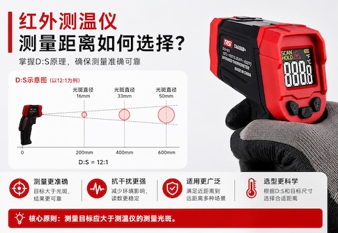 红外测温仪测量距离如何选择？