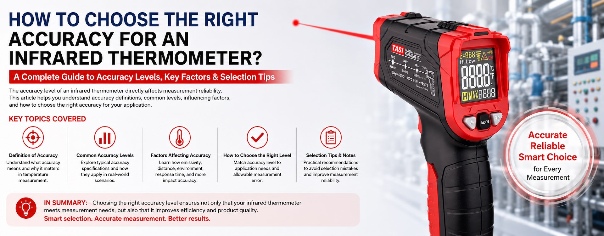 How to Choose the Right Accuracy for an Infrared Thermometer