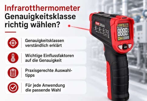 Wie wählt man die passende Genauigkeit eines Infrarot-Thermometers?