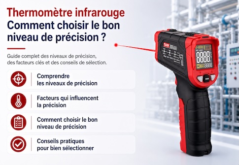 Comment choisir la précision adaptée d’un thermomètre infrarouge ?