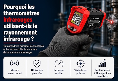 Pourquoi les thermomètres infrarouges utilisent-ils le rayonnement infrarouge pour mesurer la température ?