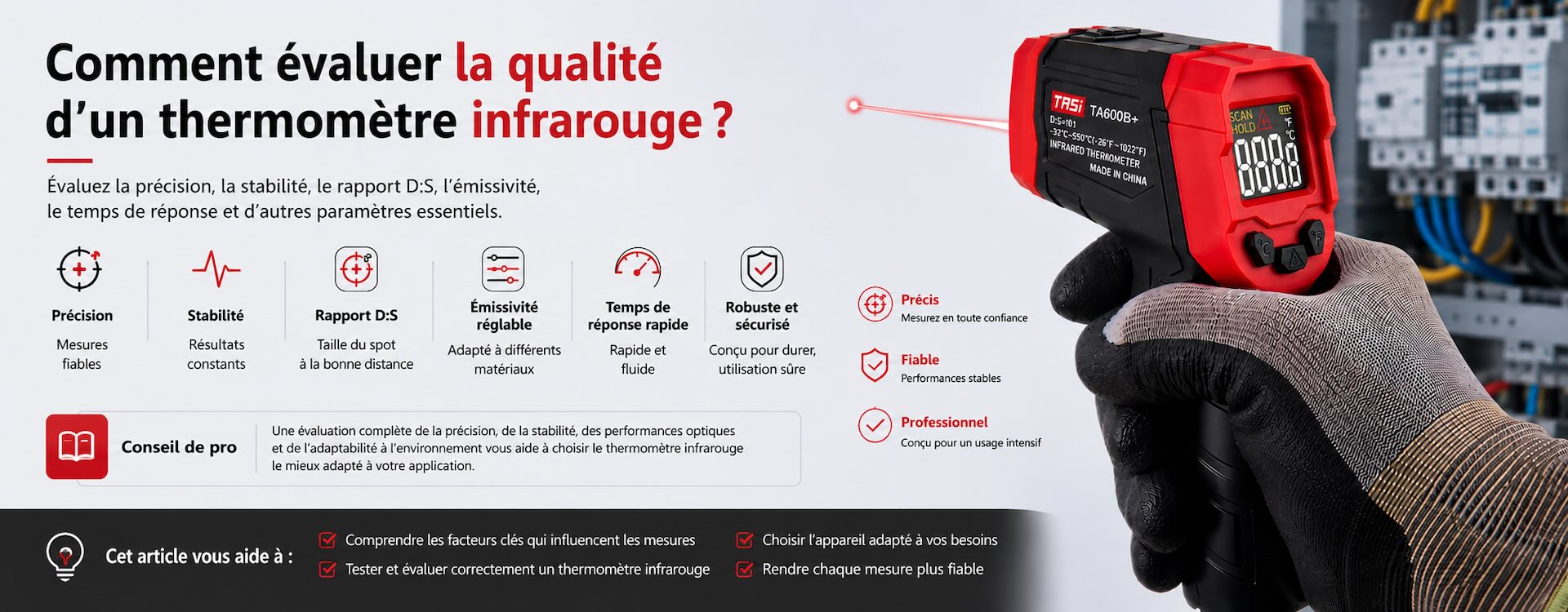 Comment évaluer la qualité d’un thermomètre infrarouge ?