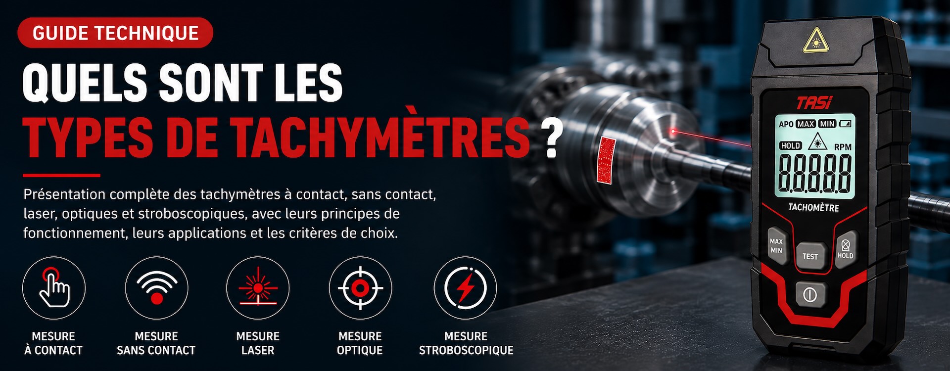 Quels sont les différents types de tachymètres ?