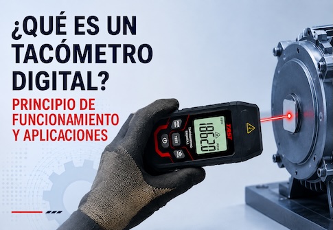 ¿Qué es un tacómetro digital? Principio de funcionamiento y aplicaciones