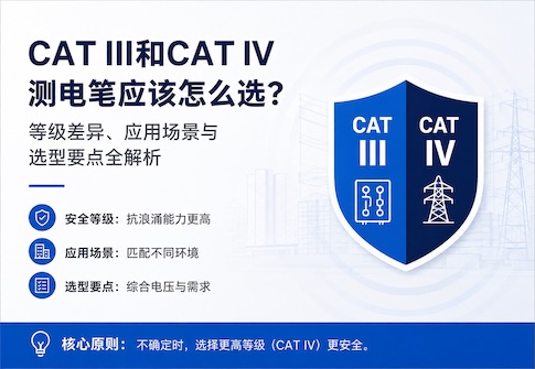 CAT III和CAT IV测电笔应该怎么选？