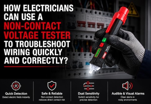 How Electricians Can Use a Non-Contact Voltage Tester to Troubleshoot Wiring Quickly and Correctly