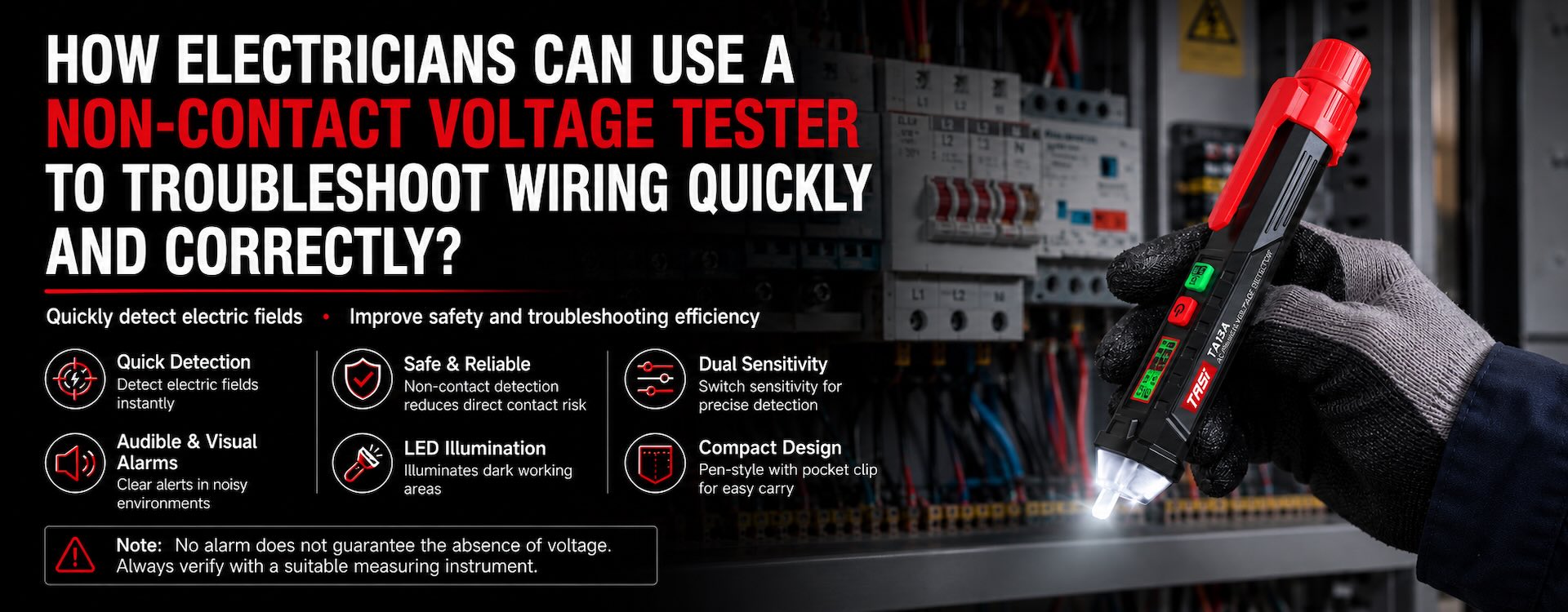 How Electricians Can Use a Non-Contact Voltage Tester to Troubleshoot Wiring Quickly and Correctly