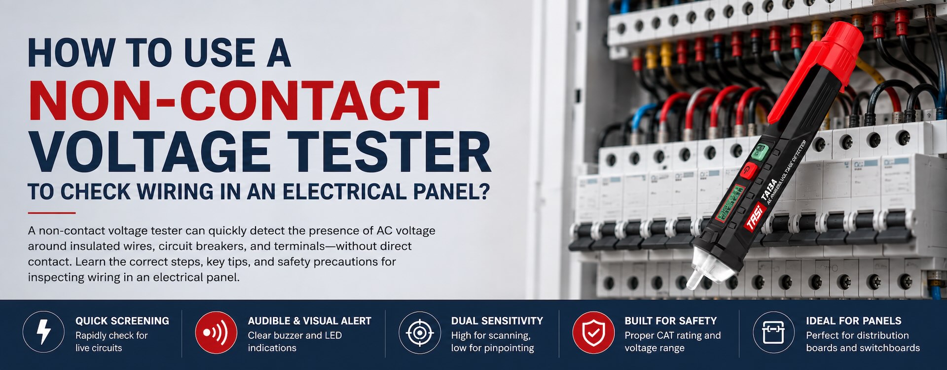 How to Use a Non-Contact Voltage Tester to Locate a Break in a Wire