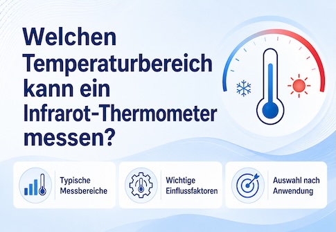 Welchen Temperaturbereich kann ein Infrarot-Thermometer messen?