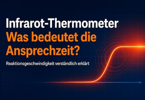 Was bedeutet die Ansprechzeit bei einem Infrarot-Thermometer?