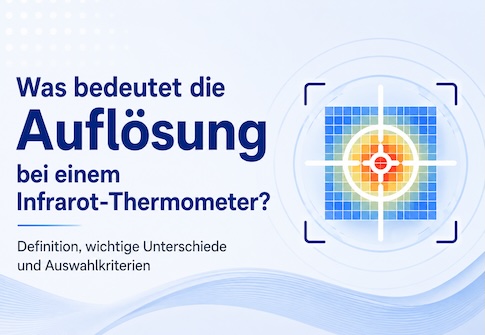 Was bedeutet die Auflösung bei einem Infrarot-Thermometer?