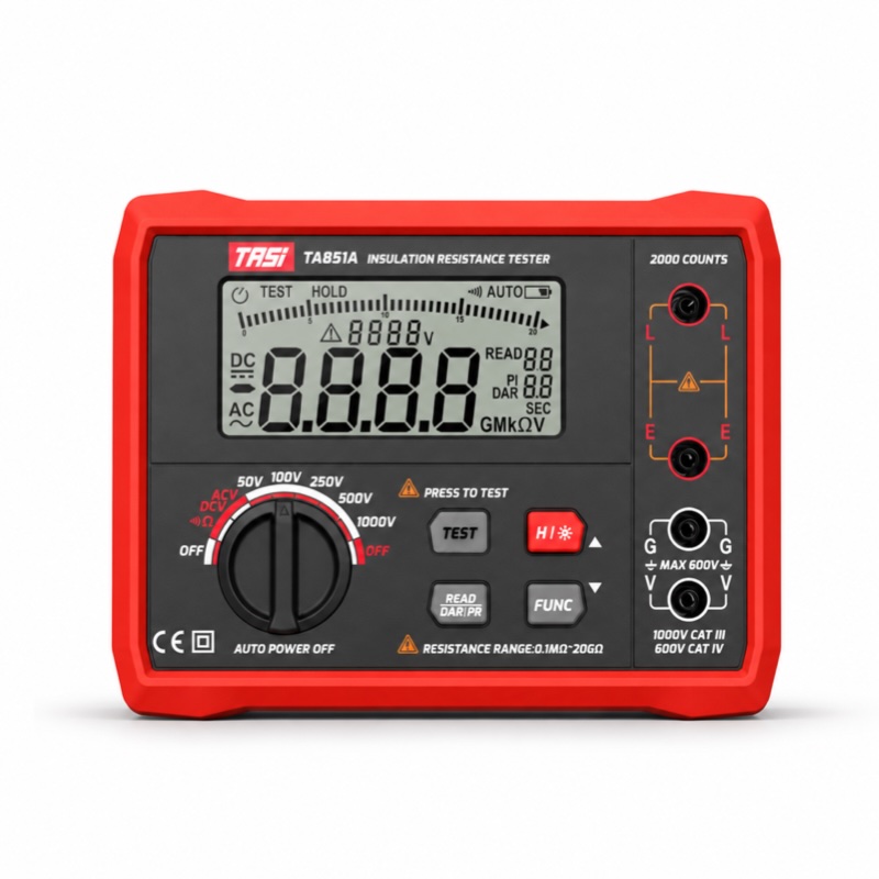 TA851 Serie Digitaler Isolationswiderstandsprüfer