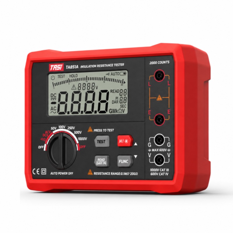 TA851 Serie Digitaler Isolationswiderstandsprüfer