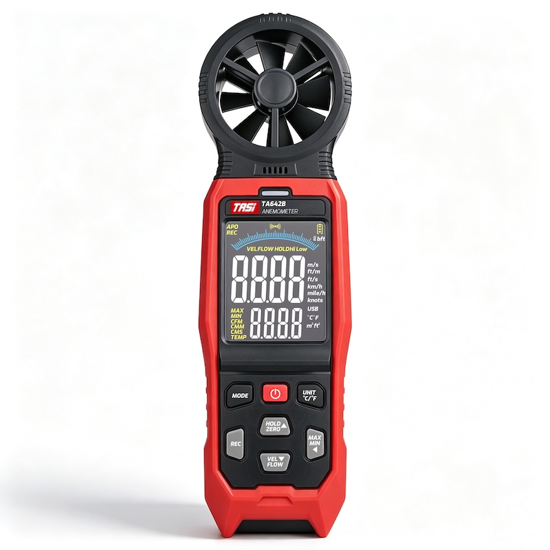TA642 Series Digital Anemometer with PC Communication