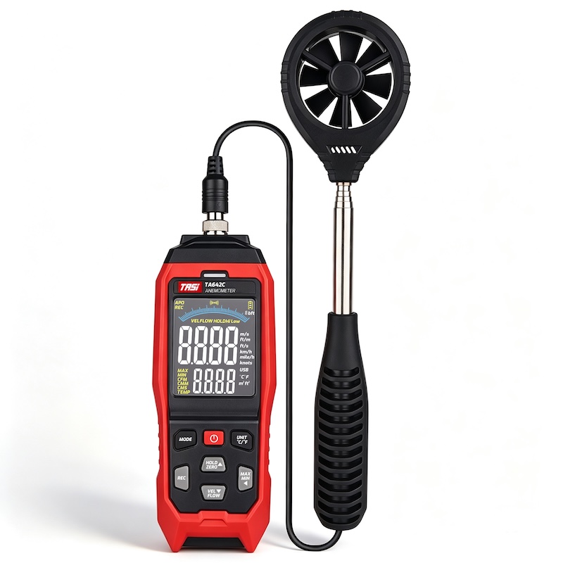 TA642 Serie Digitales Anemometer mit PC-Kommunikation
