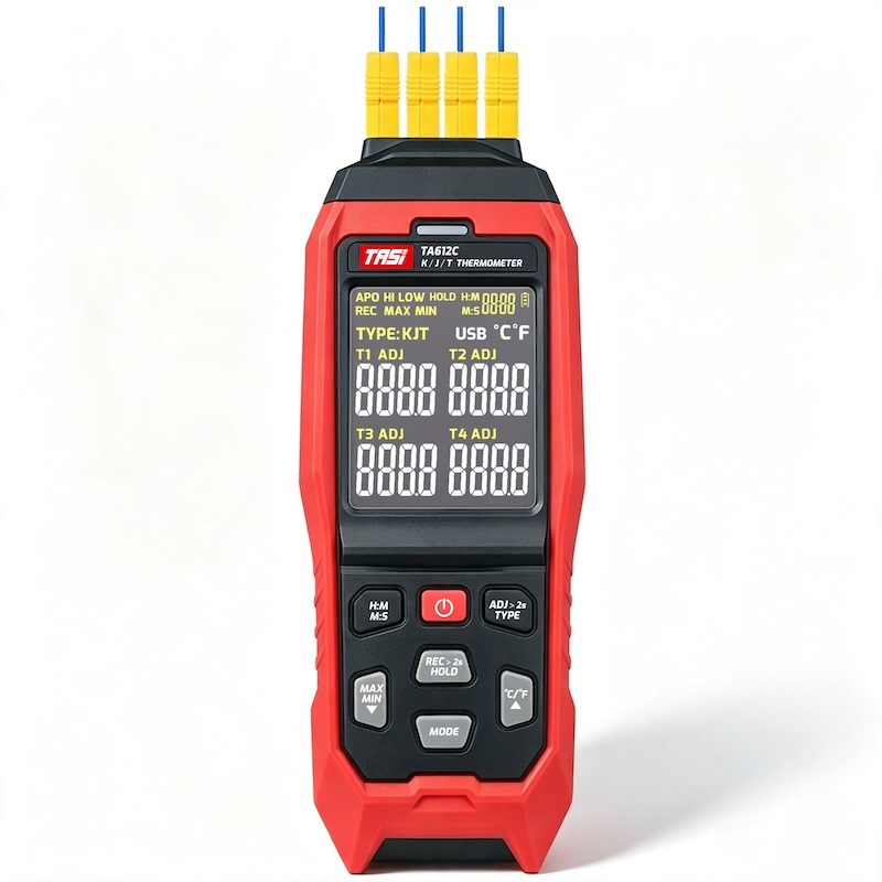 TA612 Series Four-Channel Digital Thermometer